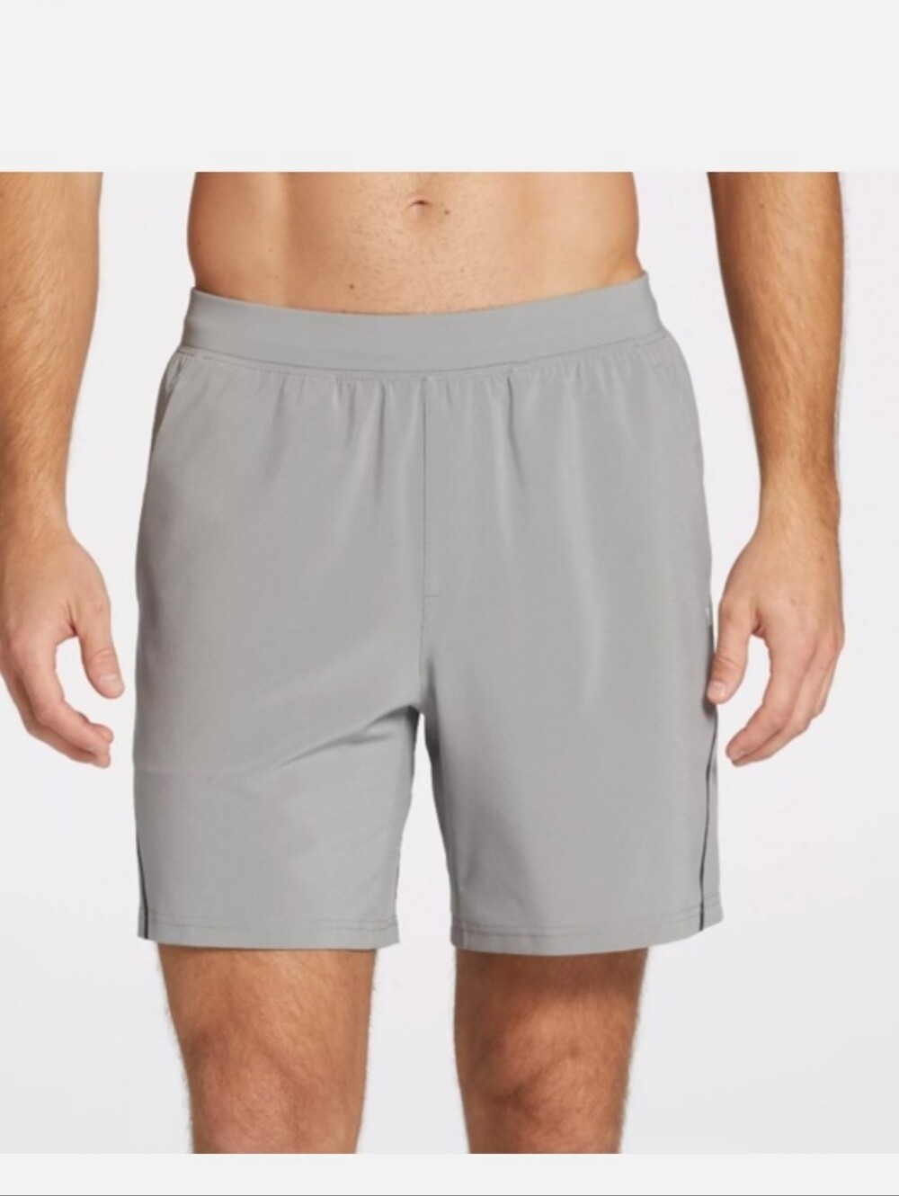 Men's Performance Athletic Shorts - Light Gray